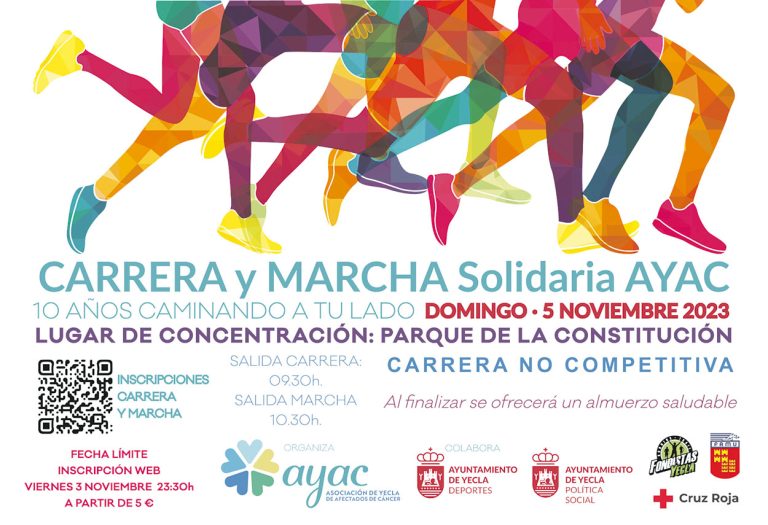 LLEGA LA MARCHA Y CARRERA SOLIDARIA DE AYAC