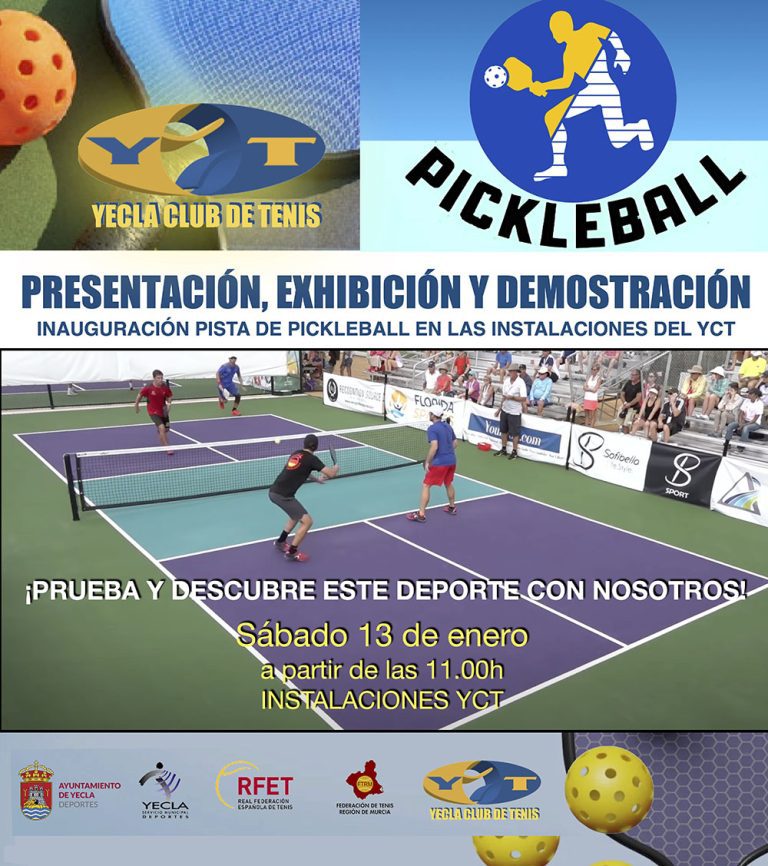 EL YECLA CLUB DE TENIS SE UNE AL FASCINANTE MUNDO DEL PICKLEBALL