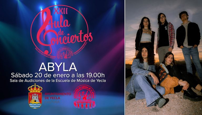 LA BANDA DE ROCK ALTERNATIVO ABYLA INAUGURA LA  XXII EDICIÓN DEL CICLO “AULA DE CONCIERTOS”