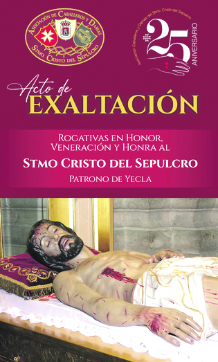 ACTO DE EXALTACIÓN DEL CRISTO DEL SEPULCRO A CARGO DE CONCHA PALAO