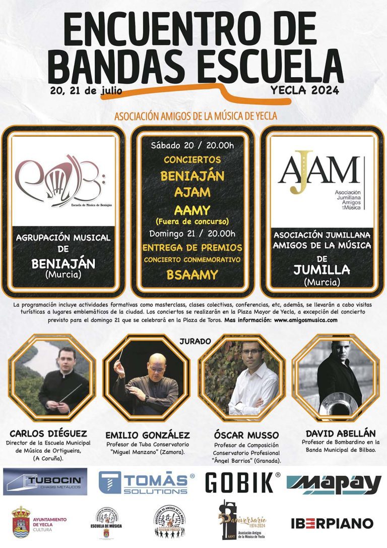 LA AAMY ORGANIZA SU PRIMER ENCUENTRO DE BANDAS DE ESCUELA
