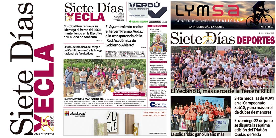 Portadas JUEVES 19 JUNIO 2025