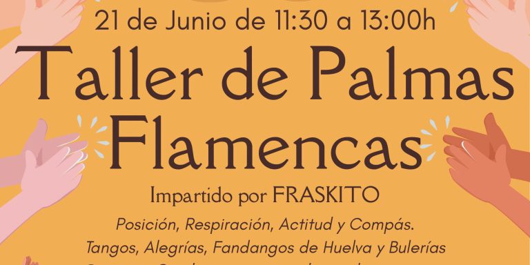Taller de palmas flamencas en la Escuela de Música de Yecla