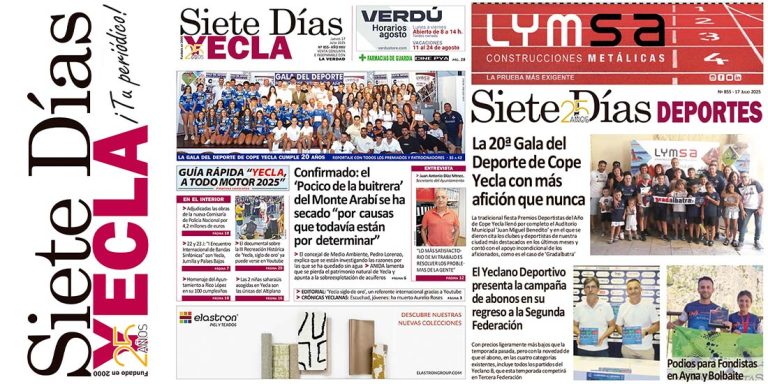 PORTADAS JUEVES 17 DE JULIO DE 2025 – EDICIÓN 855