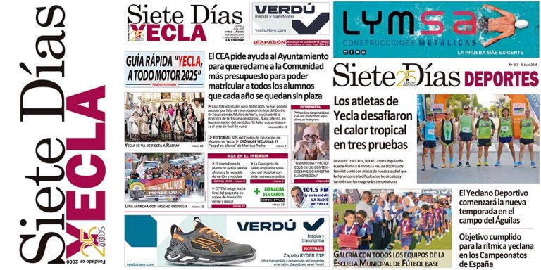 PORTADAS JUEVES 3 DE JULIO DE 2025 – EDICIÓN 853