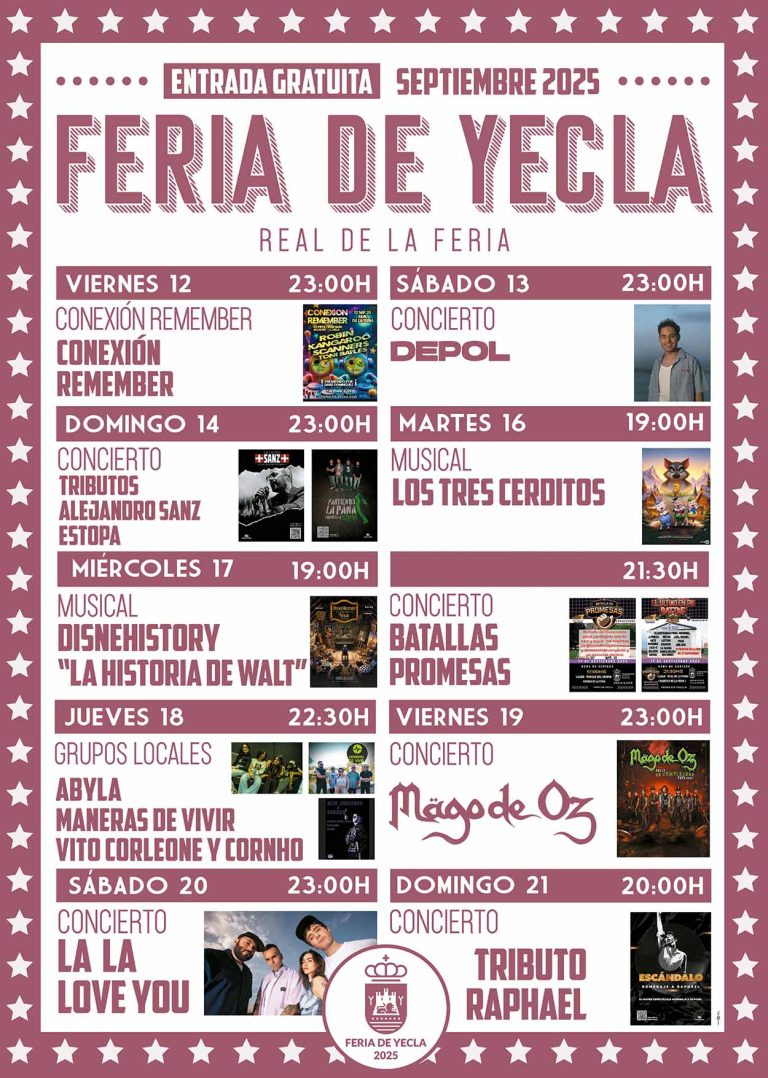 Un centenar de actividades dotarán de contenido la Feria