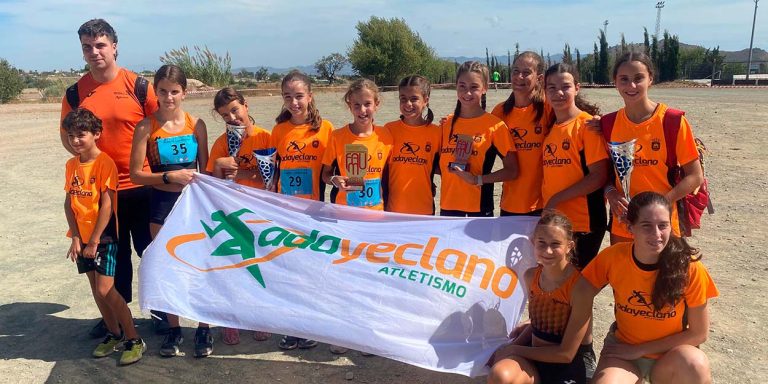 Seis podios de ADAY en el Regional de Cross por Clubes