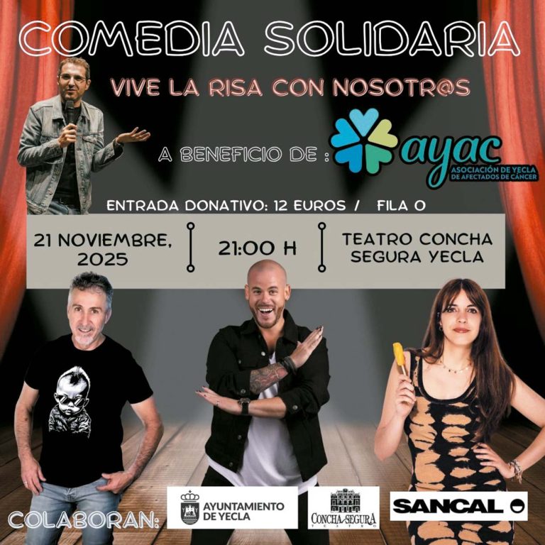 David Domínguez lidera la gala de humor a beneficio de AYAC