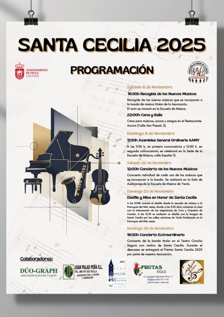 Comienza Santa Cecilia con la recogida de seis nuevos músicos