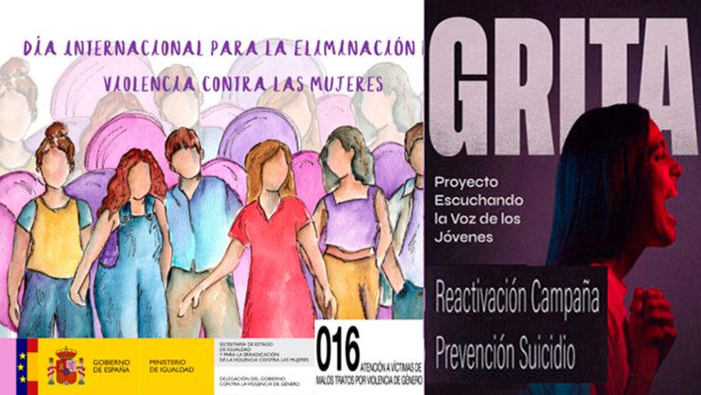 Unidos contra la violencia de género  y el suicidio juvenil