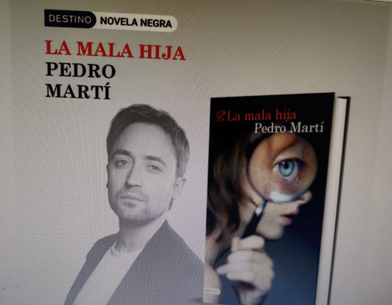 El escritor Pedro Martí presenta hoy en Yecla “La mala hija”