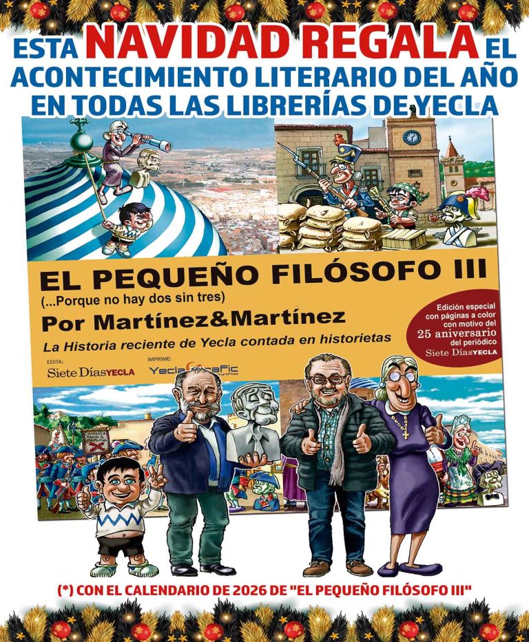 El pequeño Filósofo III ya disponible en todas las librerías de Yecla