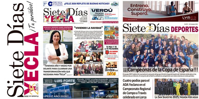 PORTADAS MIÉRCOLES 31 DE DICIEMBRE DE 2025 – EDICIÓN 875