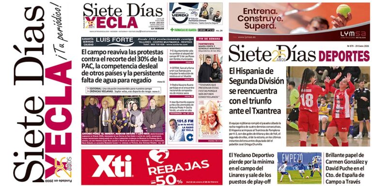 PORTADAS JUEVES 29 DE ENERO DE 2026 – EDICIÓN 879