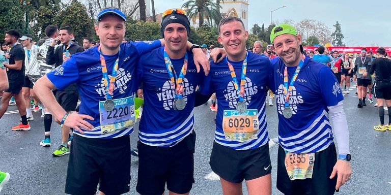Cuatro Yeklatas en el Medio Maratón de Sevilla