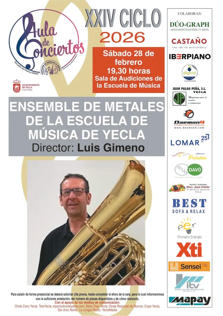 Aula de Conciertos sigue con el recital del “Ensemble de Metales”