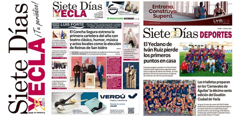 PORTADAS JUEVES 5 DE FEBRERO DE 2026 – EDICIÓN 880