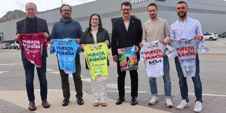 Presentación del paso de la vuelta ciclista de la Región de Murcia