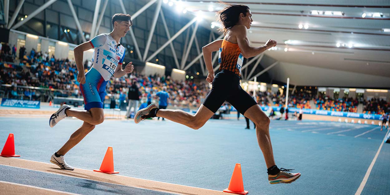 Hasta la Pista Cubierta de Cataluña en Sabadell se desplazó David Puche