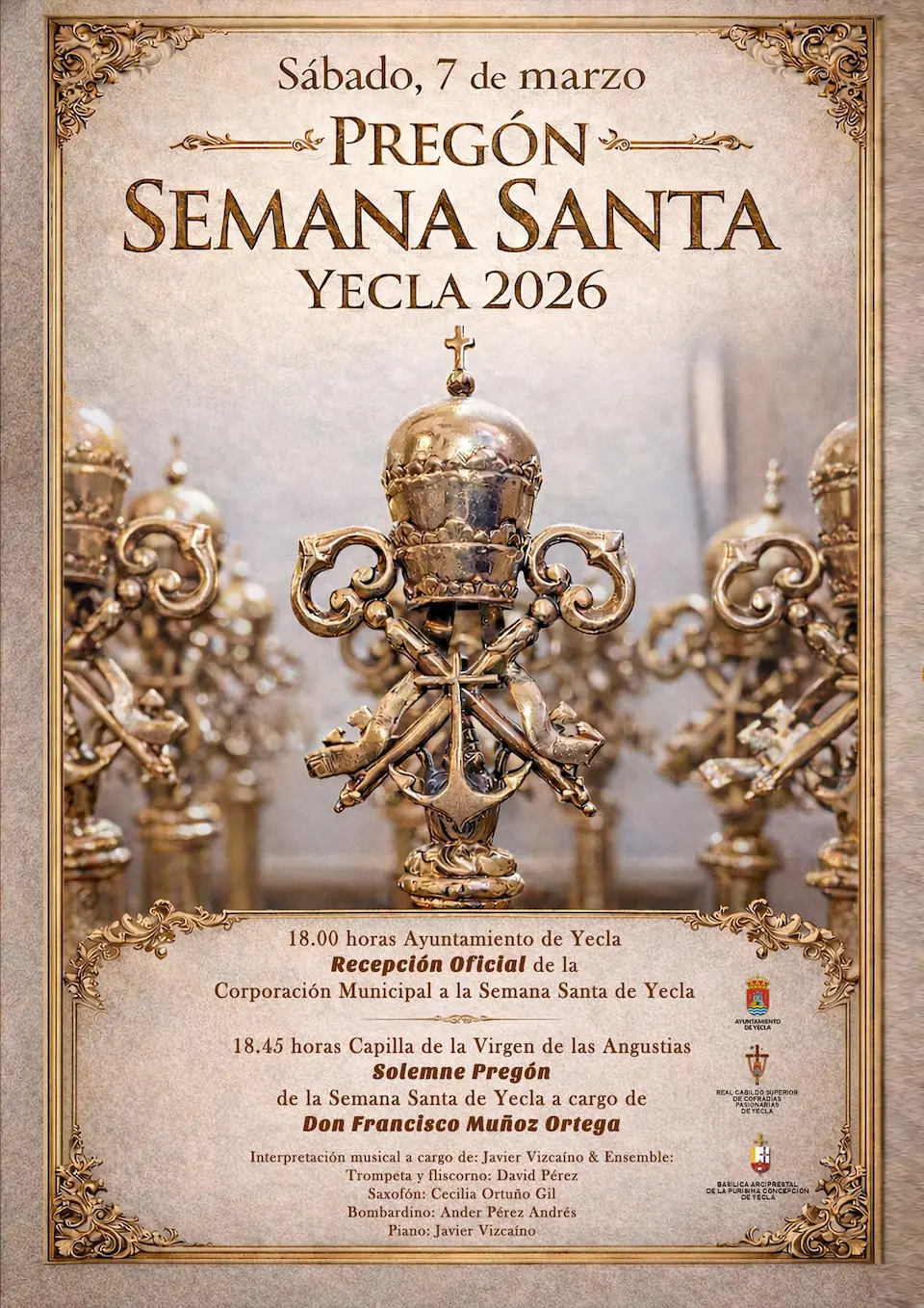 Pregón se Semana Santa Yecla 2026