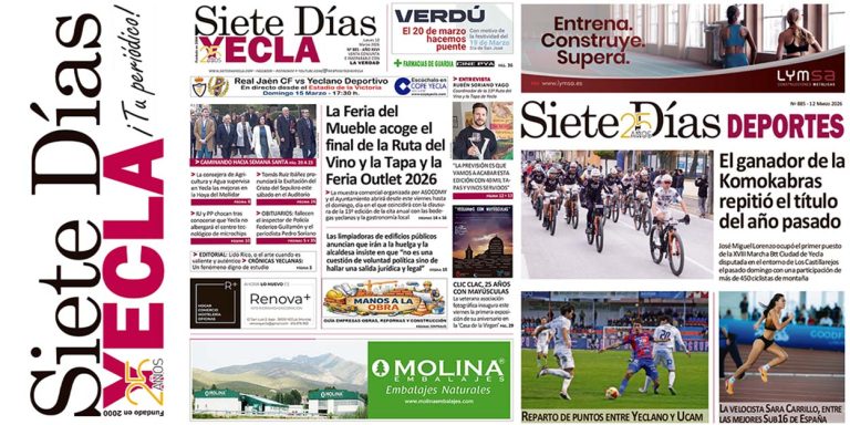 PORTADAS JUEVES 12 DE MARZO DE 2026 – EDICIÓN 885