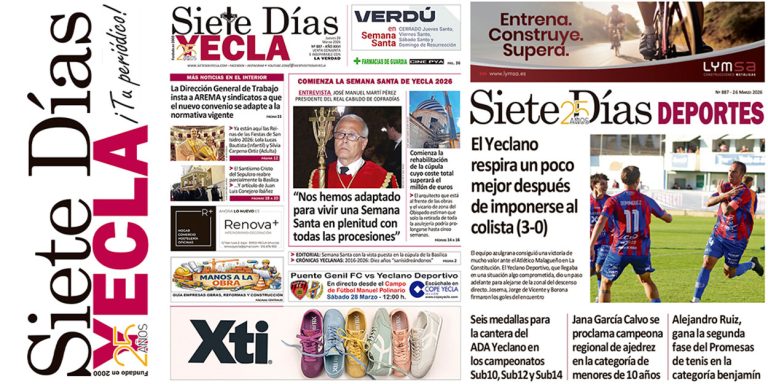 PORTADAS JUEVES 26 DE MARZO DE 2026 – EDICIÓN 887