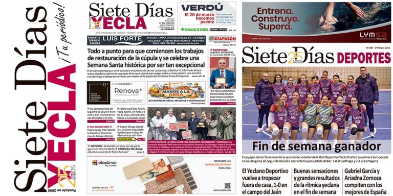 PORTADAS JUEVES 19 DE MARZO DE 2026 – EDICIÓN 886