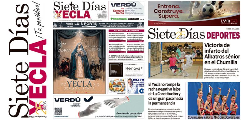 PORTADAS JUEVES 2 DE ABRIL DE 2026 – EDICIÓN 888